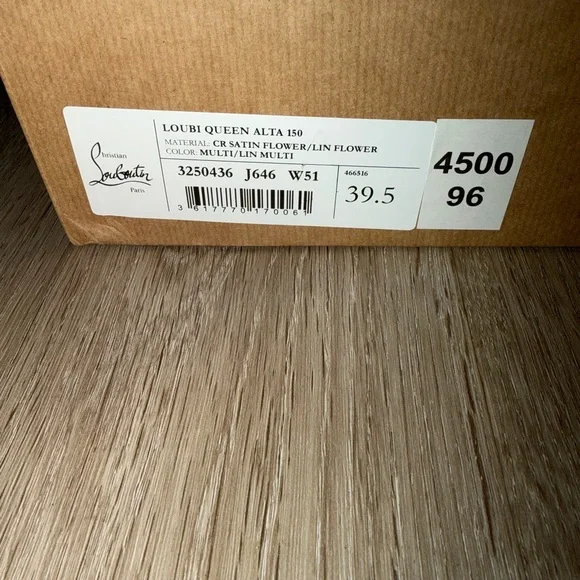 Christian Louboutin Multicolor Floral Loubi Queen Alta Heels - Picture 7 of 7